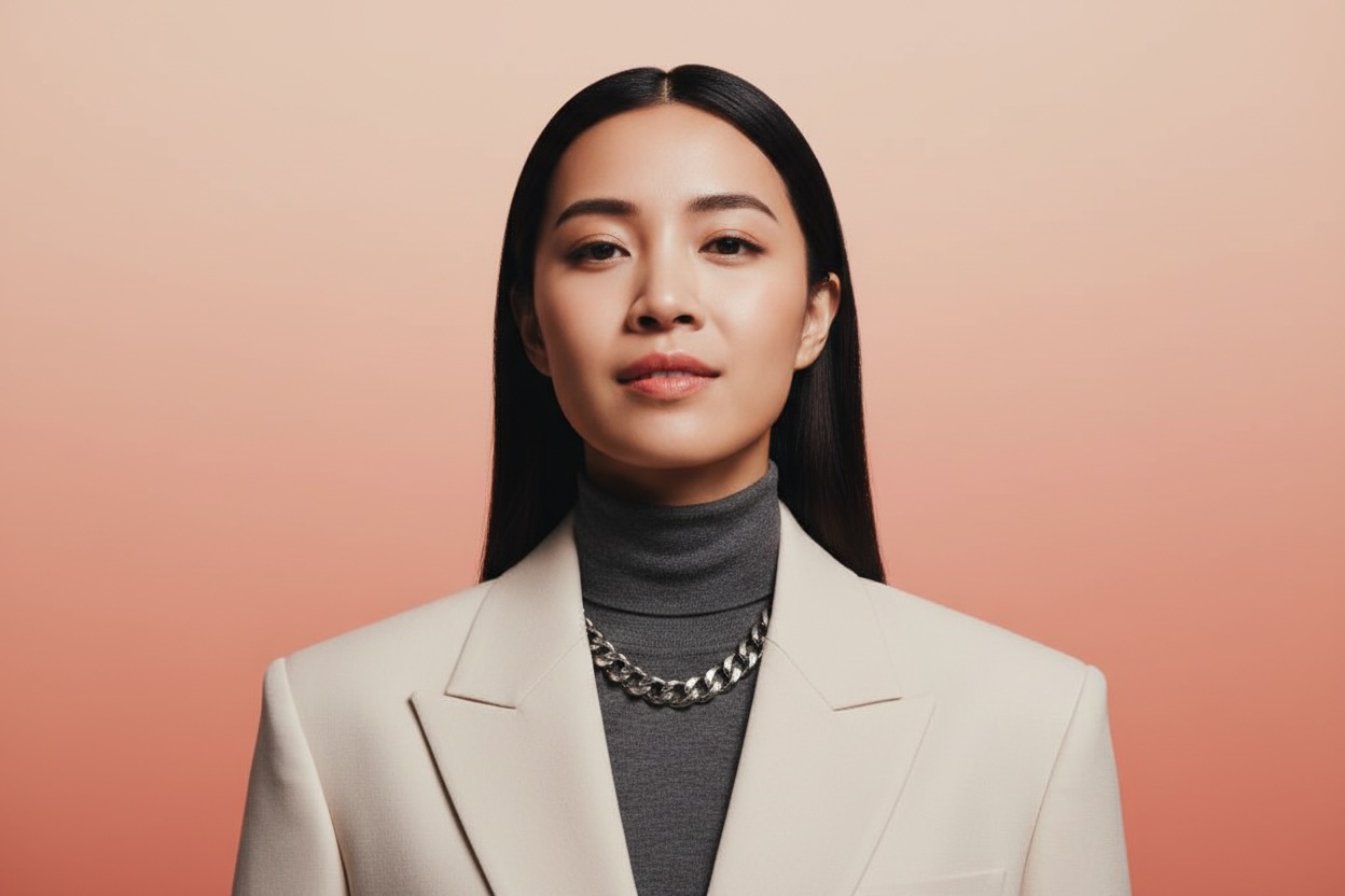 Professional headshot - Business man with olive background